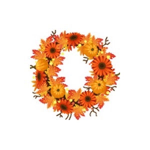 Autumn Wreath Feeder